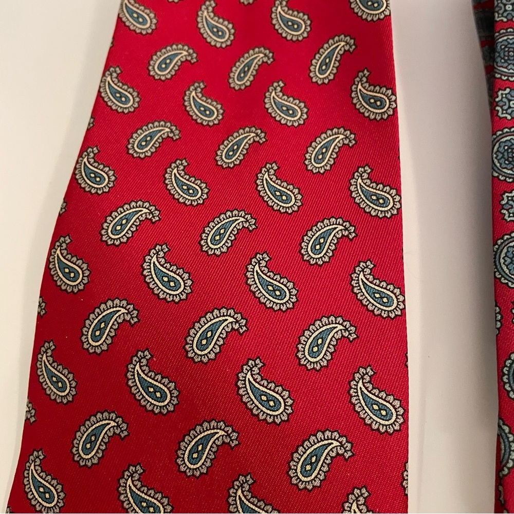 Vintage Gant Ties‎ Lot Of 2  100% Silk - Picture 2 of 6